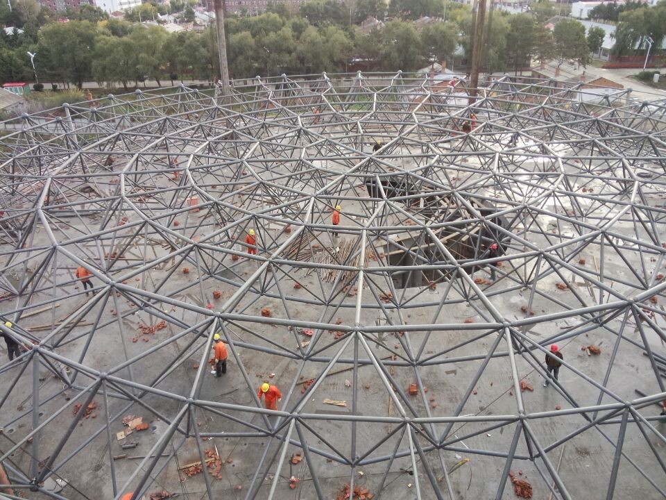 银川全民健身中心网架